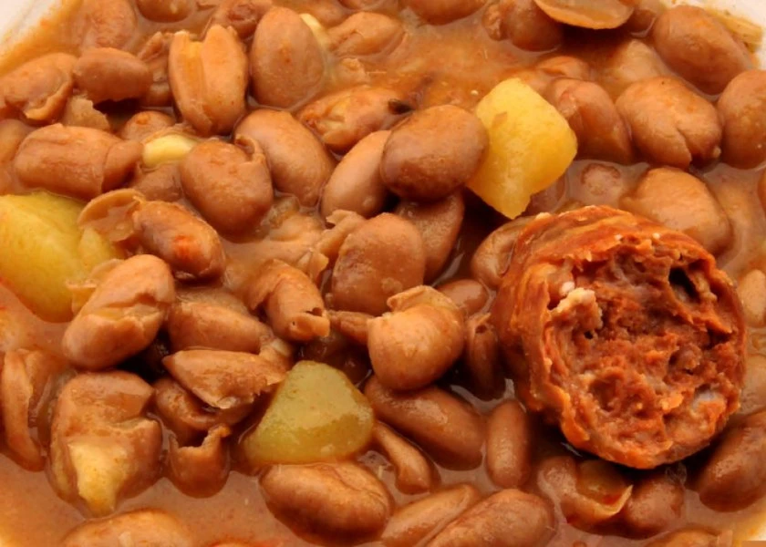 Beans in the Asturian style